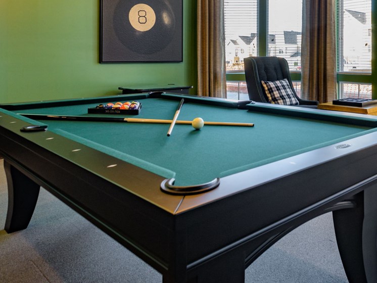 Billiards Table at Abberly Square Apartment Homes, Maryland